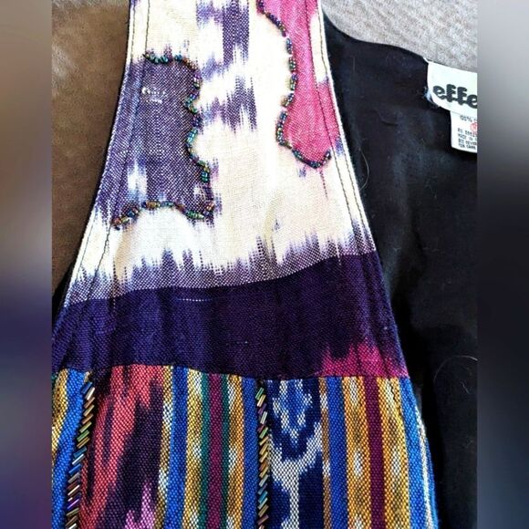 Effeci patchwork beaded vest‎ - Picture 4 of 5